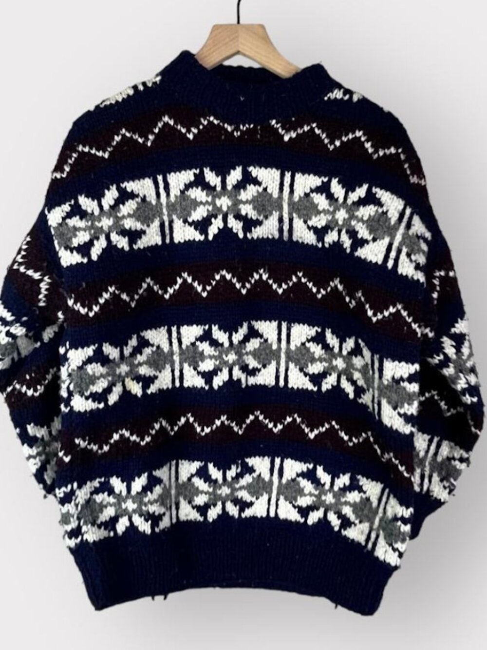 Vintage Made From The Earth Wear In Peace Knitted Sweater
